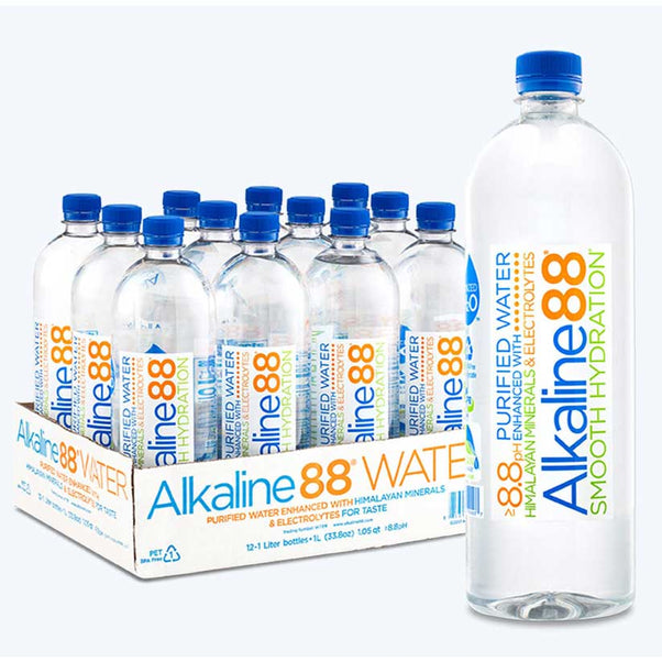 Alkaline88® Water - 1 Liter (12 Pack) - Alkaline88