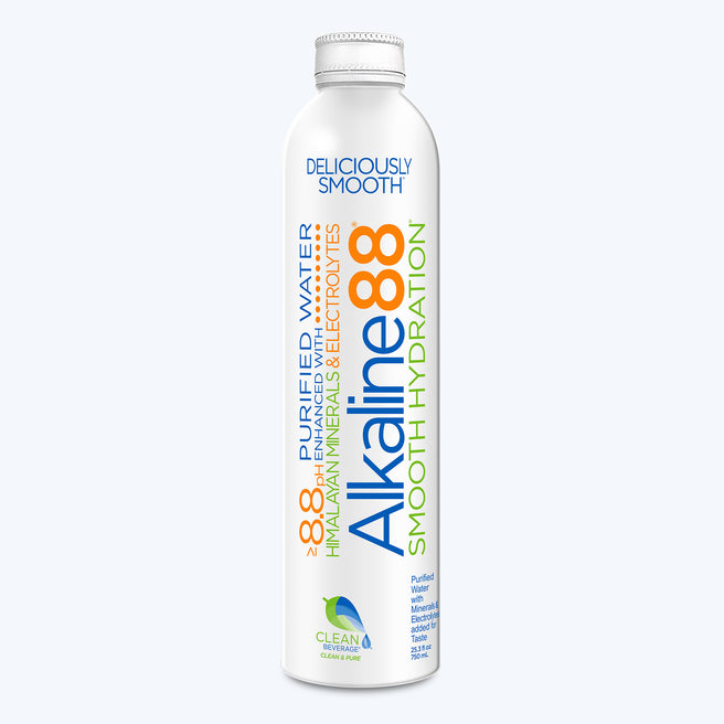 Alkaline88® Eco-Friendly Aluminum Bottled Water - 750 mL (12 pack) - Alkaline88