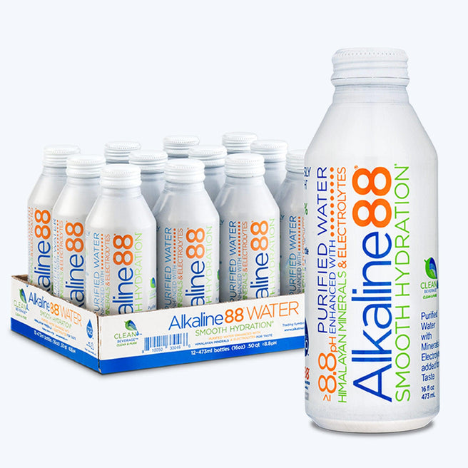 Alkaline88® Eco-Friendly Aluminum Bottled Water - 500 mL (12 pack) - Alkaline88